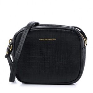 Alexander McQueen Black Crossbody Camera Bag